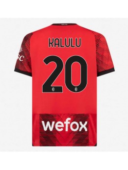 Billige AC Milan Pierre Kalulu #20 Hjemmedrakt 2023-24 Kortermet